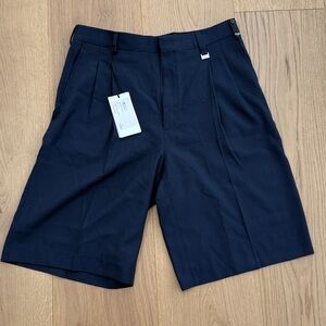 Fendi Blu Ink Bermuda Wool Shorts